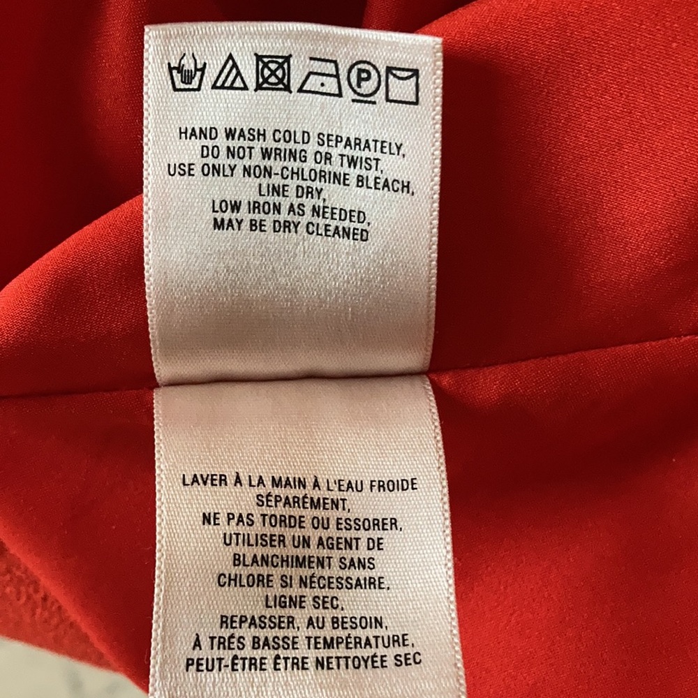 Leifsdottir orange/coral twist front dress - Picture 4 of 6